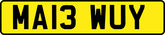 MA13WUY