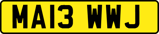 MA13WWJ