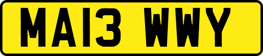 MA13WWY