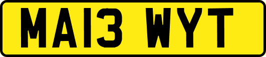 MA13WYT