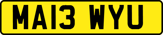 MA13WYU