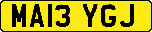 MA13YGJ