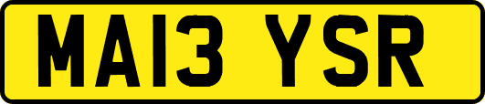 MA13YSR