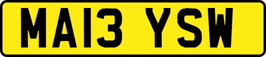 MA13YSW