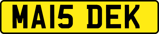 MA15DEK
