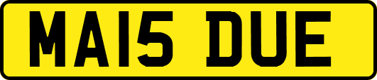 MA15DUE
