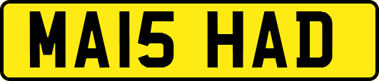MA15HAD