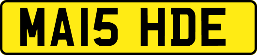 MA15HDE