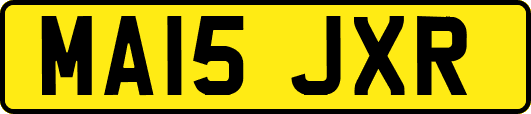 MA15JXR