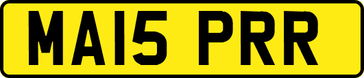 MA15PRR