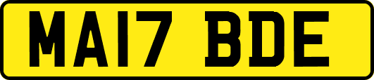 MA17BDE