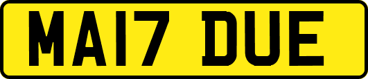 MA17DUE