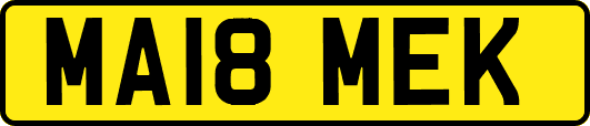 MA18MEK