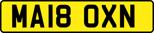 MA18OXN