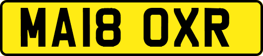 MA18OXR