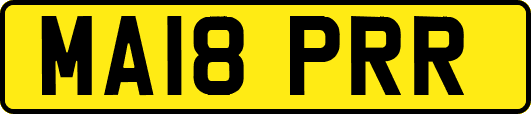 MA18PRR