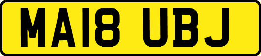 MA18UBJ