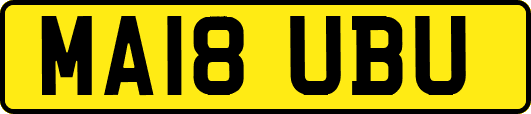 MA18UBU