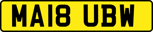 MA18UBW