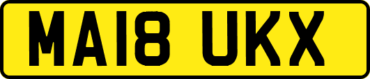 MA18UKX