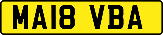 MA18VBA