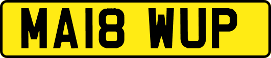 MA18WUP
