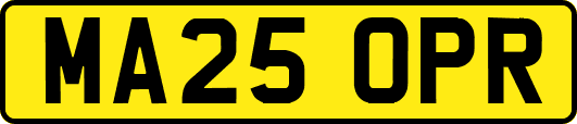 MA25OPR
