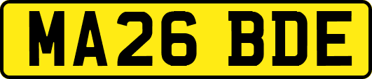 MA26BDE