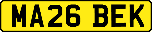 MA26BEK