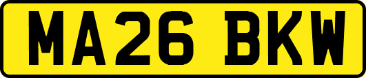 MA26BKW