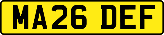 MA26DEF