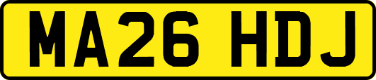 MA26HDJ