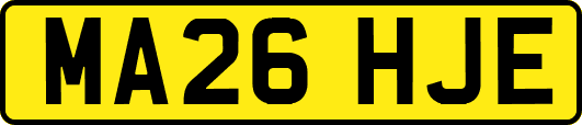 MA26HJE
