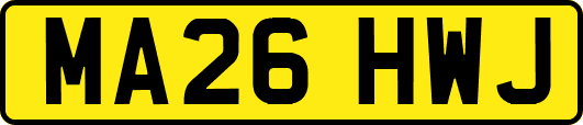 MA26HWJ