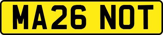 MA26NOT