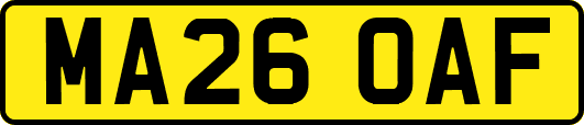 MA26OAF
