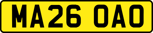 MA26OAO