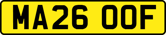 MA26OOF