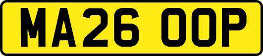 MA26OOP