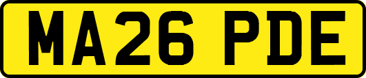 MA26PDE