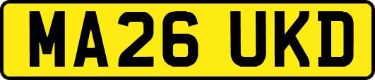 MA26UKD