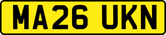 MA26UKN