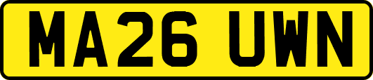 MA26UWN