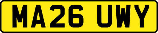 MA26UWY