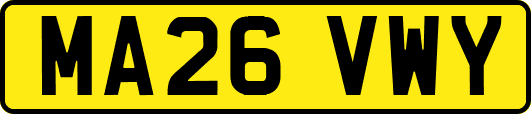 MA26VWY