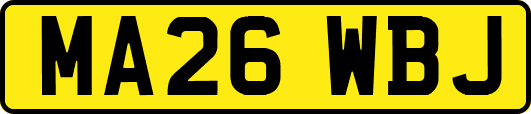 MA26WBJ