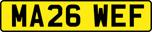 MA26WEF