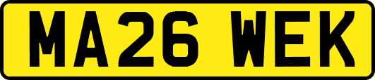 MA26WEK