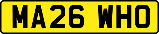 MA26WHO