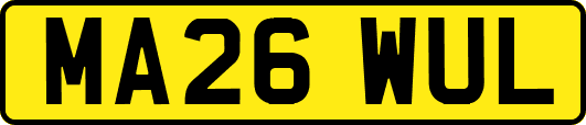 MA26WUL